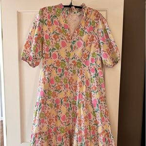 Karlie dress.  Maxi dress with 4 tiers.  Cotton and comfortable fit.